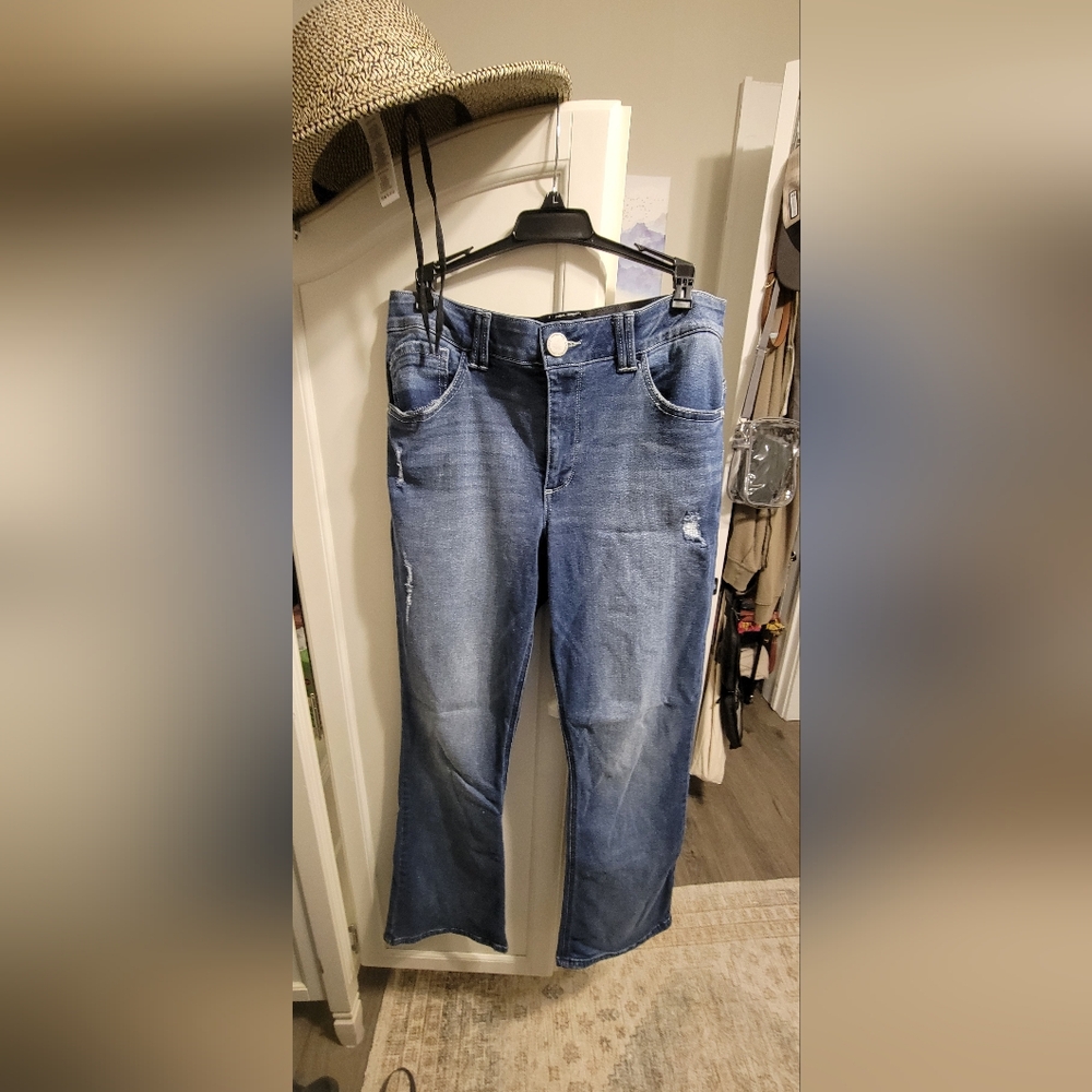 Democracy Blue Bootcut Jeans with Natural Fading